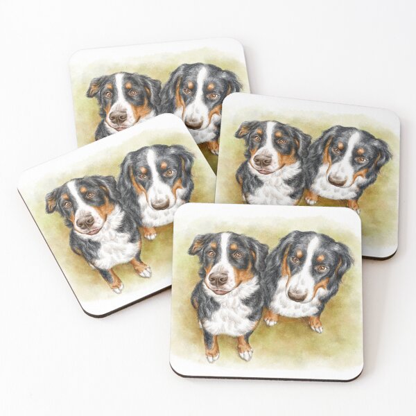 Item preview, Two Bernese Mountain Dogs designed and sold by Nalidsa Sukprasert.