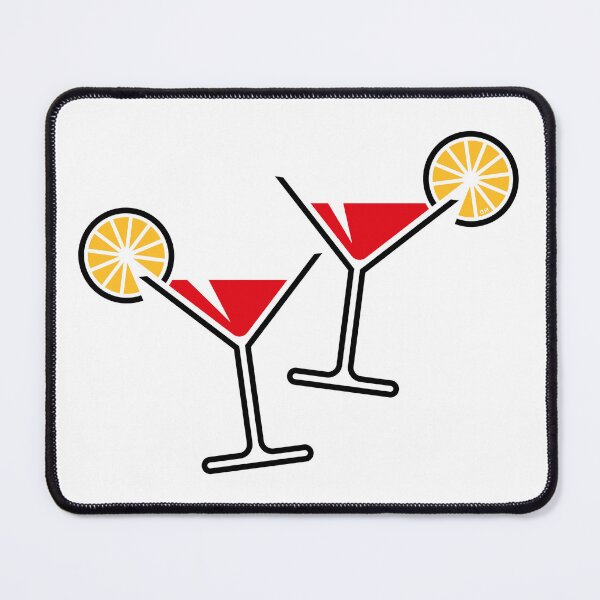 Item preview, 2 Cocktail Glasses / Martini / Cheers / Lemon + (Red / 3C) designed and sold by Roderix.