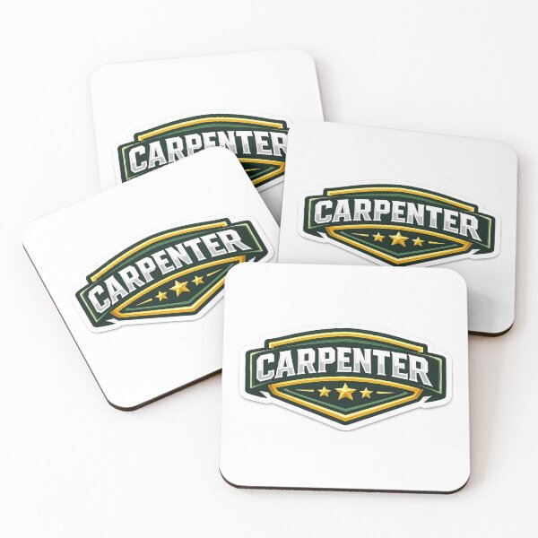 Item preview, Carpenter Badge Emblem Sticker designed and sold by Lifesaprint.