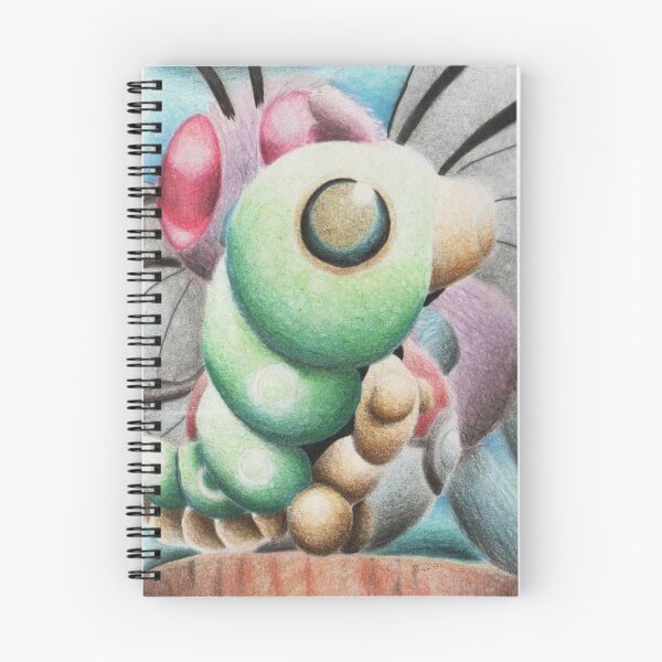 Item preview, Little Caterpillar Dreaming of Wings Traditional Art designed and sold by CuervoRonronero.