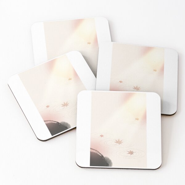 Item preview, Maple Leaf Art Poster - Zen Wabi Sabi Japanese Decor designed and sold by Wagara-J.