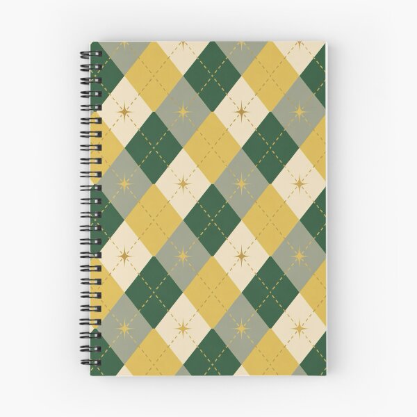 Item preview, Mid Century Modern Argyle Pattern | Retro Green & Mustard Geometric Design designed and sold by Vileprint.