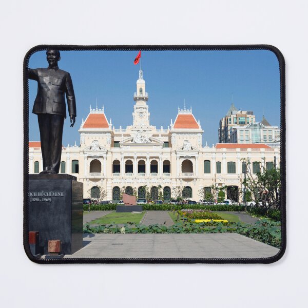 Item preview, Ho Chi Minh City Hall With Uncle Ho Statue in Ho Chi Minh City, designed and sold by Kevin Miller Photography.