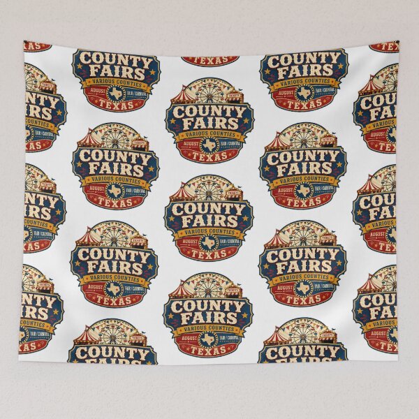 Item preview, Texas Country Fair Carnival Celebration Design designed and sold by Combat Skies.