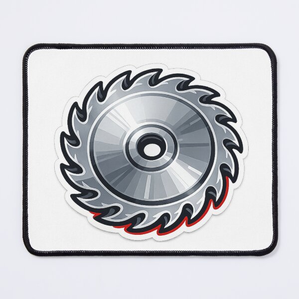 Item preview, Circular Saw Blade Flame Sticker designed and sold by Lifesaprint.