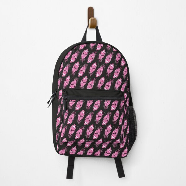 Item preview, Phoenix Feathers Pattern - Pink and Black designed and sold by Daniel Bevis Design.