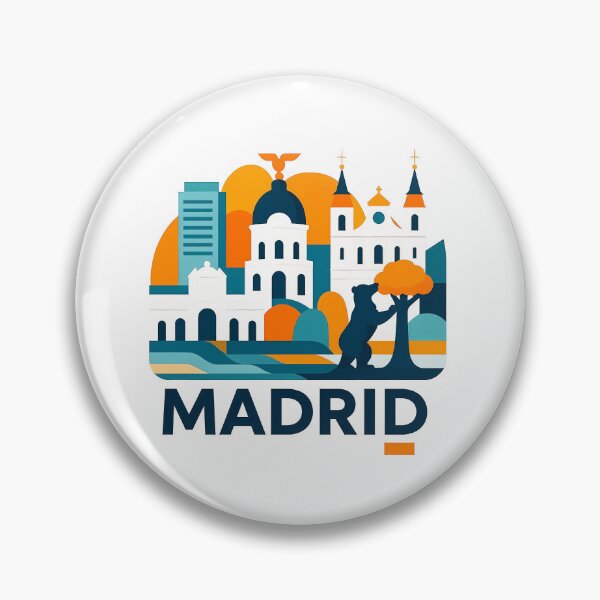 Item preview, Madrid Spain Travel Souvenir - Oso y Madroño & Metropolis Art designed and sold by OzzFrequency.