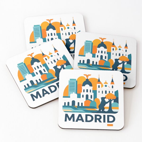 Item preview, Madrid Spain Travel Souvenir - Oso y Madroño & Metropolis Art designed and sold by OzzFrequency.