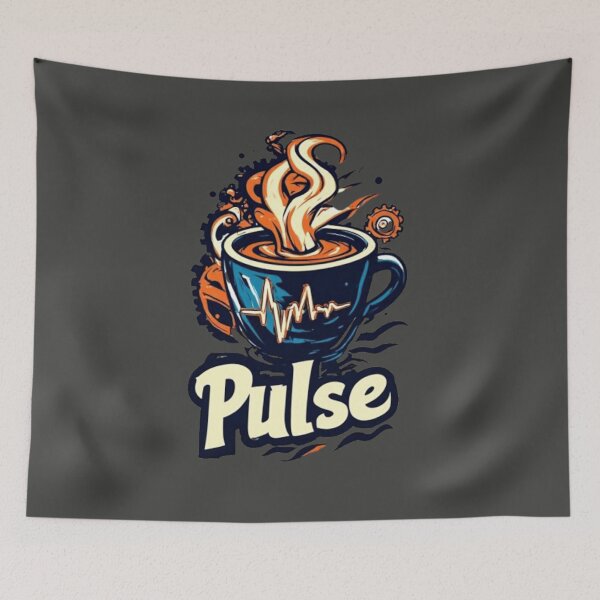 Item preview, Coffee Pulse Heartbeat Mechanical Barista Steampunk Art designed and sold by Shift-Bloom.