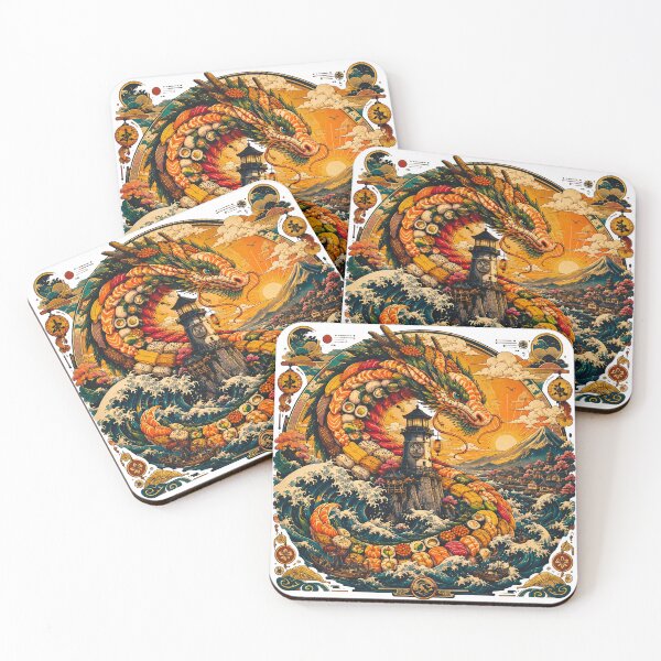Item preview, The Phoenix Culinary Ukiyo-E Wave designed and sold by SandyPlace.