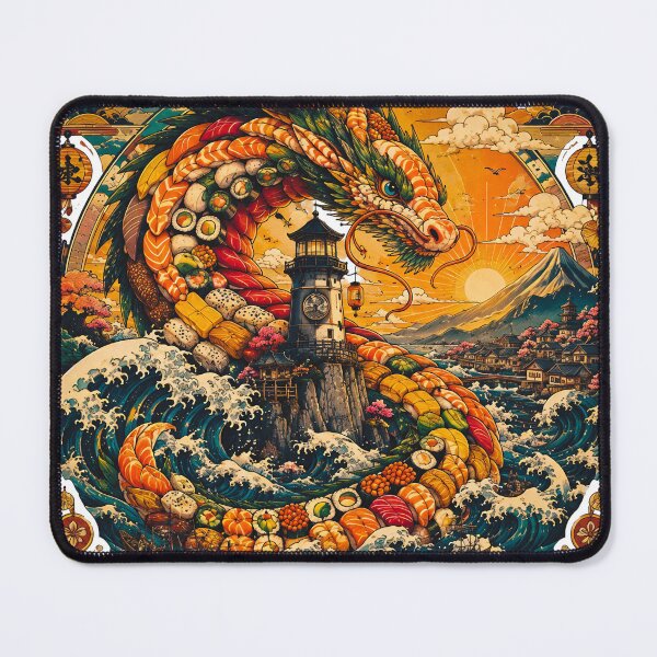 Item preview, The Phoenix Culinary Ukiyo-E Wave designed and sold by SandyPlace.