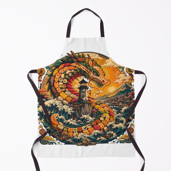 Item preview, The Phoenix Culinary Ukiyo-E Wave designed and sold by SandyPlace.