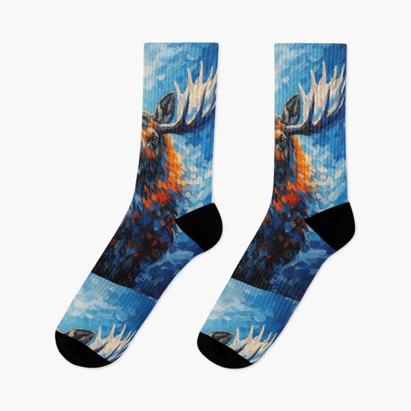 Item preview, Colorful moose at Yellowstone  designed and sold by AbbyThorns.