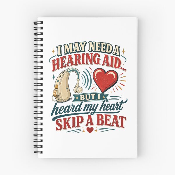 Item preview, I May Need a Hearing Aid But I Heard My Heart Skip a Beat Funny Senior Romance Design | Still Got It Collection designed and sold by SoulThread Studio.