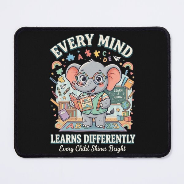 Item preview, Back to School Special Education Teacher Gift | Every Mind Learns Differently designed and sold by Golden Touch Prints.
