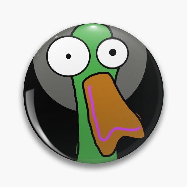 Item preview, Funny Green Bird Cartoon Sticker Cute Quirky Bird Design designed and sold by louiisa33.