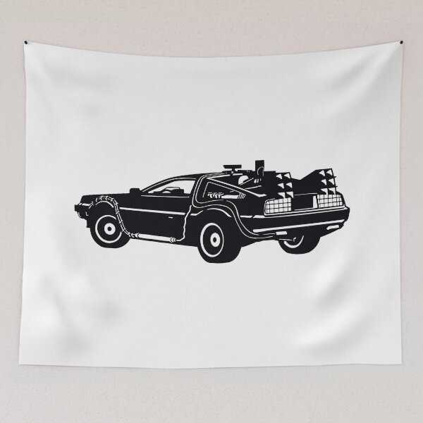 Item preview, Vintage Car Classic Delorean Art  designed and sold by PrintCarClub.