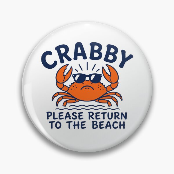 Item preview, Crabby Please Return To The Beach Vacation Mood designed and sold by gunaone-design.