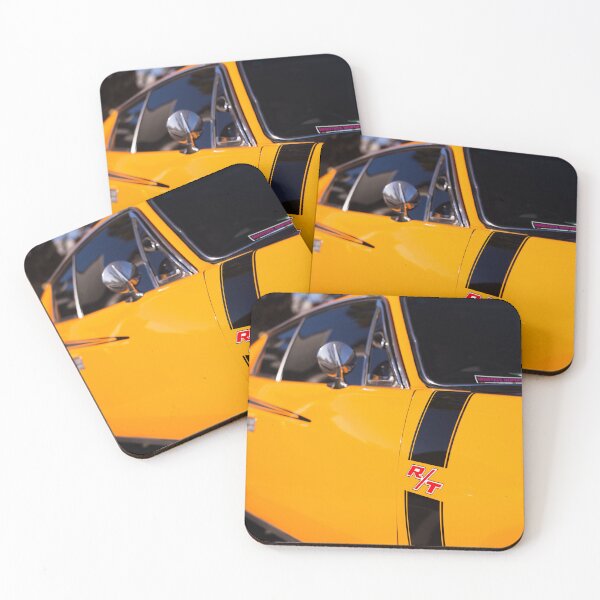Item preview, Vivid Yellow Charger – Smooth Panels and Bold Lines Classic Car designed and sold by Norman Repacholi | Keystone Photography.