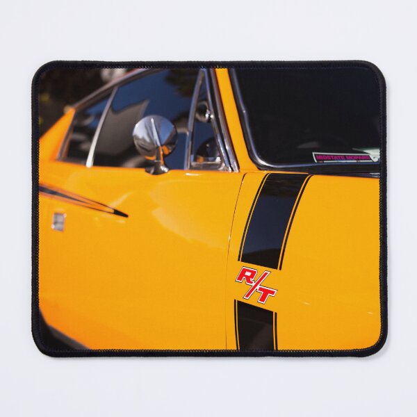Item preview, Vivid Yellow Charger – Smooth Panels and Bold Lines Classic Car designed and sold by Norman Repacholi | Keystone Photography.