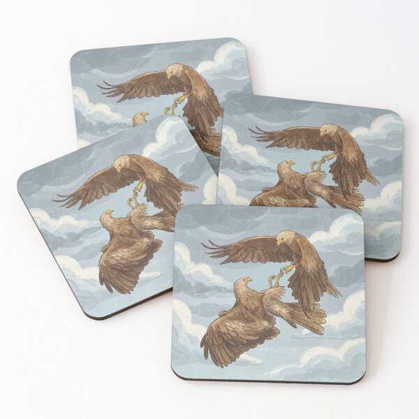 Item preview, Vintage Eagle Family Illustration – Majestic Birds in the Sky Wall Art designed and sold by Elite Wall Art.