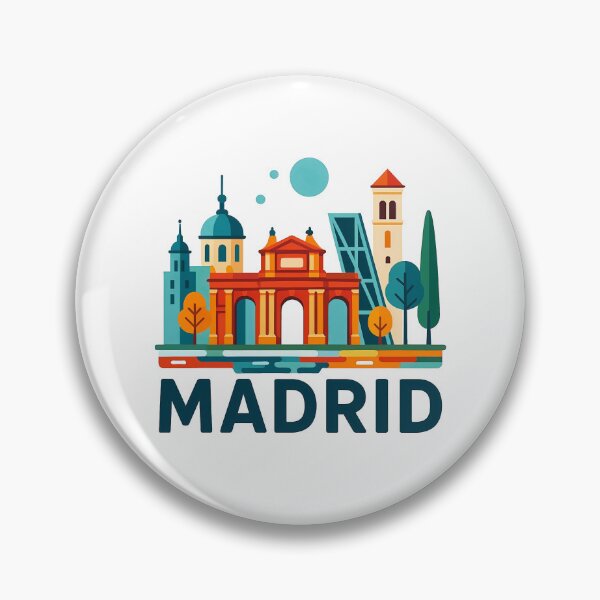 Item preview, Madrid Spain Travel Souvenir - Oso y Madroño & Metropolis Art designed and sold by OzzFrequency.