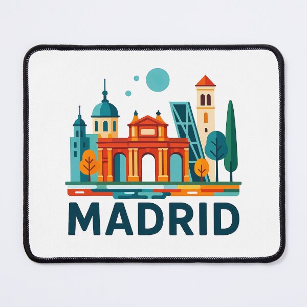 Item preview, Madrid Spain Travel Souvenir - Oso y Madroño & Metropolis Art designed and sold by OzzFrequency.