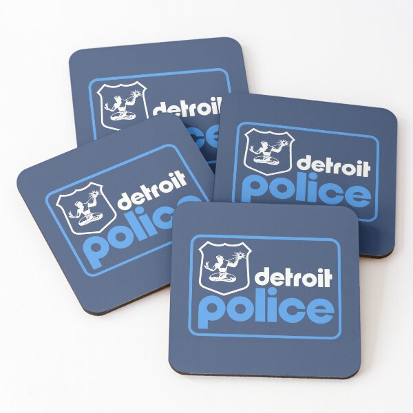 Item preview, Vintage Detroit Police Patrol Car Decal designed and sold by MadcapPrints.