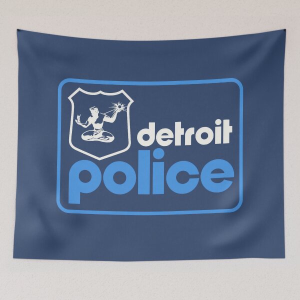 Item preview, Vintage Detroit Police Patrol Car Decal designed and sold by MadcapPrints.