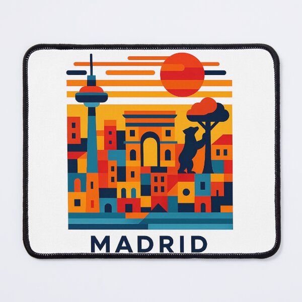 Item preview, Madrid Spain Travel Souvenir - Oso y Madroño & Metropolis Art designed and sold by OzzFrequency.