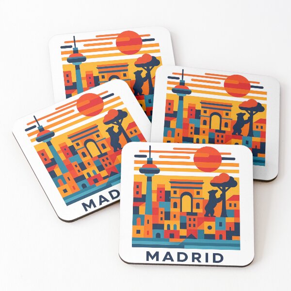 Item preview, Madrid Spain Travel Souvenir - Oso y Madroño & Metropolis Art designed and sold by OzzFrequency.