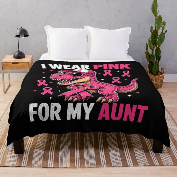 Item preview, I Wear Pink for My Aunt Breast Cancer Awareness | Pink Ribbon Support Gift | Family Cancer Awareness designed and sold by 76Valeria.