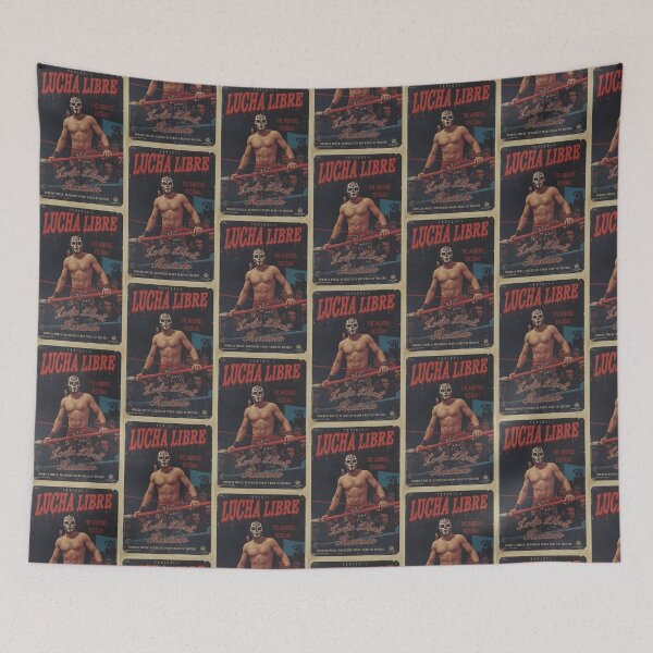 Item preview, Lucha Libre Mexico City 1985 - Retro Vintage Latin Wrestling Photography  designed and sold by santo ✝abú.