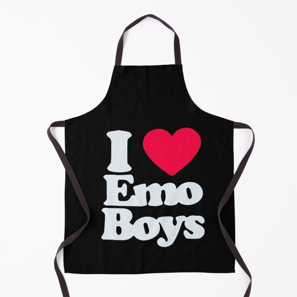 Item preview, I Love Emo Boys Y2K Emo Aesthetic Scene Graphic Tee designed and sold by TrxshWear.