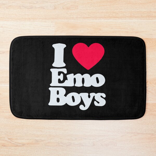 Item preview, I Love Emo Boys Y2K Emo Aesthetic Scene Graphic Tee designed and sold by TrxshWear.