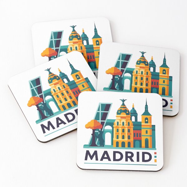 Item preview, Madrid Spain Travel Souvenir - Oso y Madroño & Metropolis Art designed and sold by OzzFrequency.