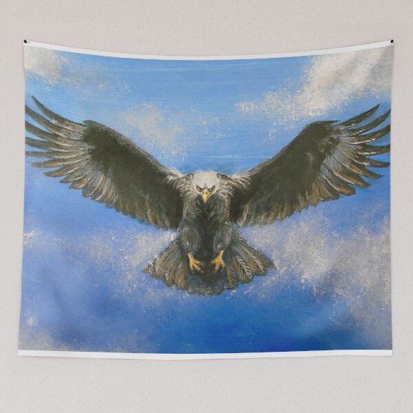 Item preview, The Eye of the Raptor - Eagle in Flight designed and sold by Galerie des Chimères.
