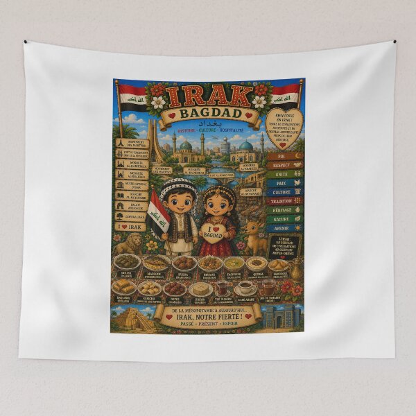 Item preview, Iraq Baghdad – Mesopotamia, History and Hospitality designed and sold by Cifi64.