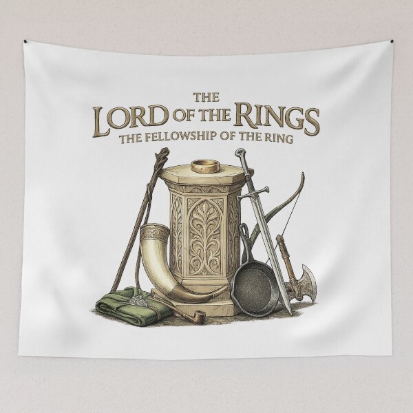 Item preview, Fellowship Adventure Illustration designed and sold by Einkco.