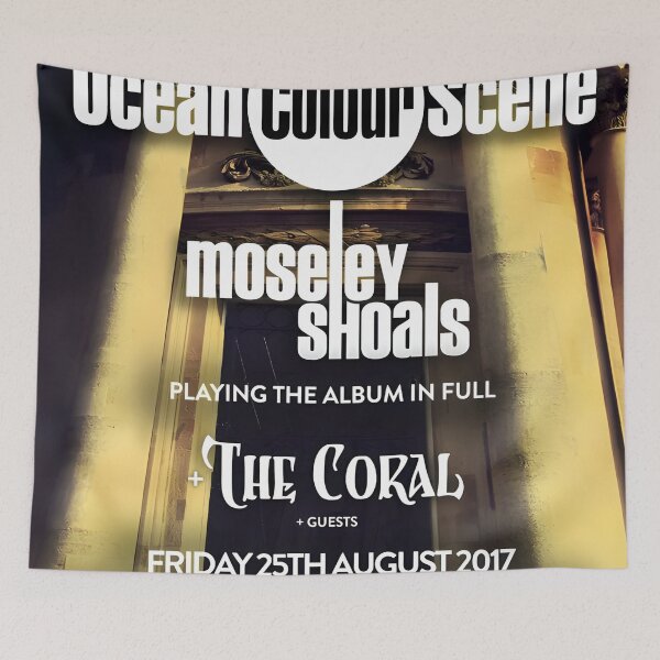 Item preview, Ocean Colour Scene Original Custom Vintage Music Poster Wall Art designed and sold by Cool Robot Bro..