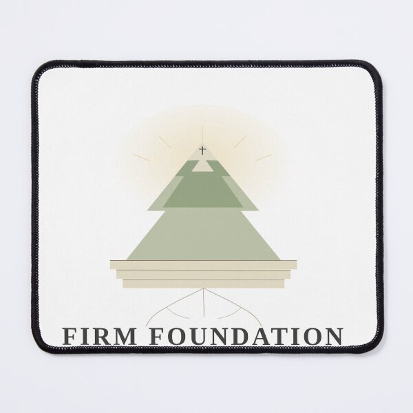 Item preview, Firm Foundation | Christian Mountain Illustration | Minimalist Faith Botanical Artwork designed and sold by feliciarainbow.