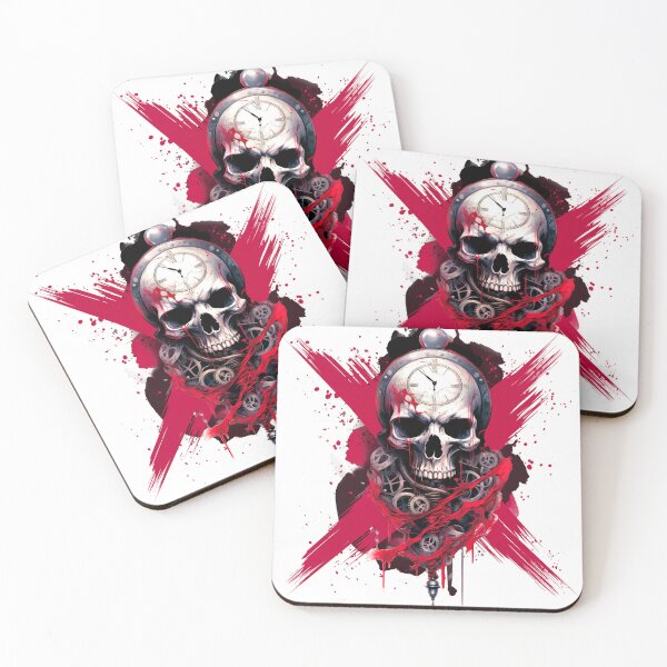 Item preview, Steampunk Skull Art Tattoo-Style Inspired Edgy Design designed and sold by DEC02.