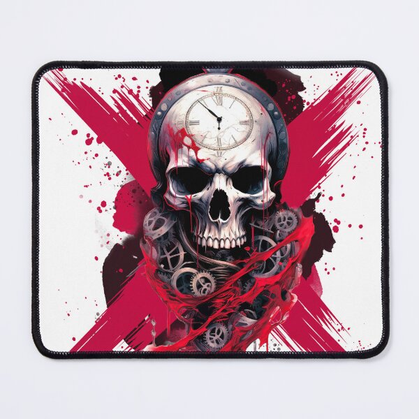 Item preview, Steampunk Skull Art Tattoo-Style Inspired Edgy Design designed and sold by DEC02.