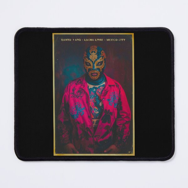 Item preview, Lucha Libre Mexico City 1985 - Retro Vintage Latin Wrestling Photography designed and sold by santo ✝abú.