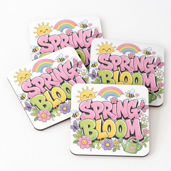 Artikelvorschau, Graffiti-Aufkleber „Frühlingsblüte“ | Farbenfrohes Blumenmotiv (PNG) | Niedlicher Frühlingsblumen-Vinylaufkleber | Aufkleber für botanische Notizbücher und Laptops entworfen und verkauft von Stylestickers55.