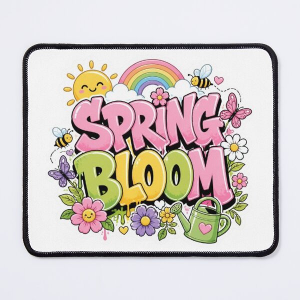 Artikelvorschau, Graffiti-Aufkleber „Frühlingsblüte“ | Farbenfrohes Blumenmotiv (PNG) | Niedlicher Frühlingsblumen-Vinylaufkleber | Aufkleber für botanische Notizbücher und Laptops entworfen und verkauft von Stylestickers55.
