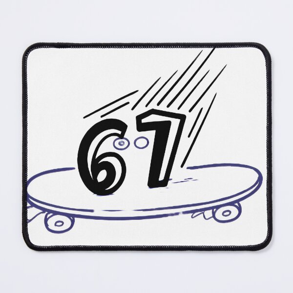 Item preview, Skateboarding "67" Doodle | Street Art Skater Graphic designed and sold by Gabissq.