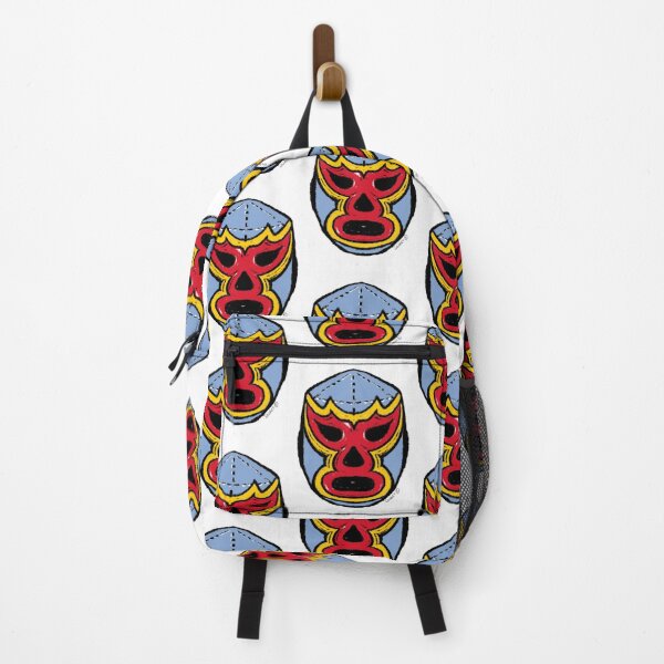 Item preview, El Fuego – Lucha Mask No. 04 | Original Graphic Folk Art by GWART designed and sold by GWARTGB.