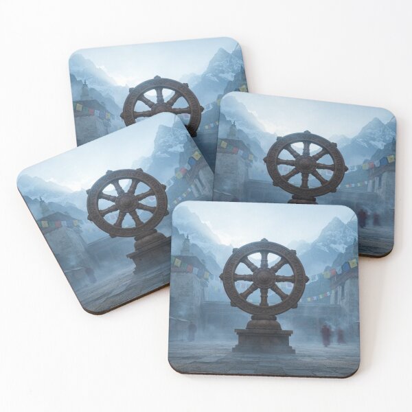 Item preview, ANCIENT SYMBOLS COLLECTION:  The Dharma Wheel (India/Tibet) designed and sold by globetrottergfx.