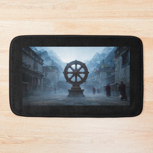 Item preview, ANCIENT SYMBOLS COLLECTION:  The Dharma Wheel (India/Tibet) designed and sold by globetrottergfx.
